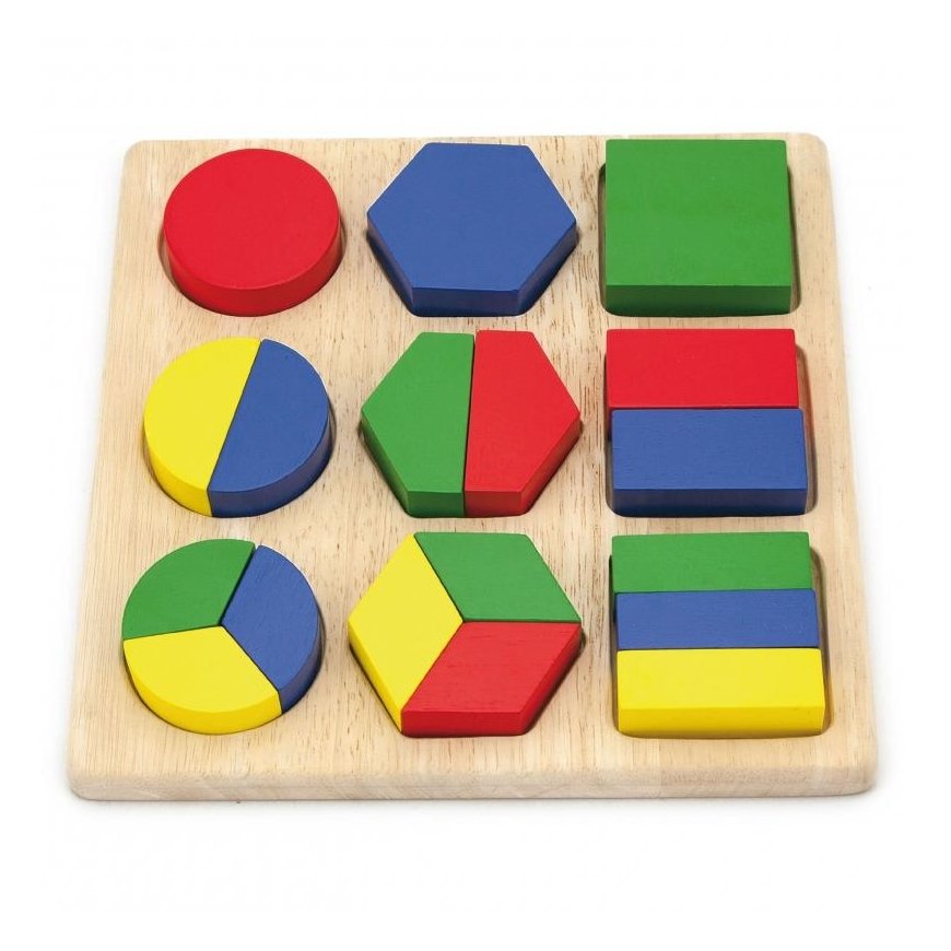 Viga Wooden puzzle with geometric figures