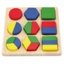Viga Wooden puzzle with geometric figures Viga Wooden puzzle with geometric figures