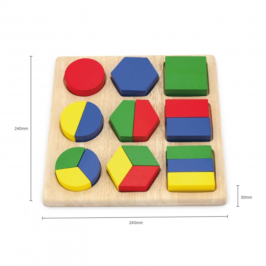 Viga Wooden puzzle with geometric figures – 5