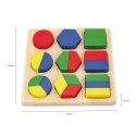 Viga Wooden puzzle with geometric figures Viga Wooden puzzle with geometric figures