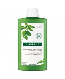 "Klorane" organic nettle shampoo - sebum regulator 400ml