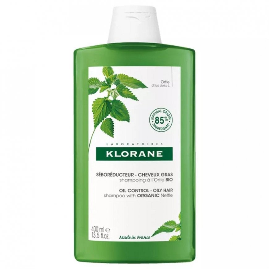 "Klorane" ekologiškas dilgėlių šampūnas - seboreguliatorius 400ml