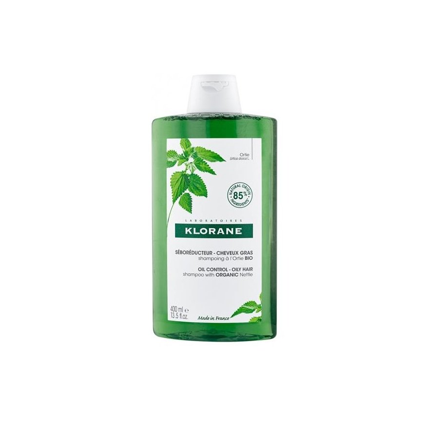 "Klorane" organic nettle shampoo - sebum regulator 400ml – 2