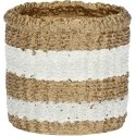 Rituali Domestici Rustykalna osłonka na doniczkę Pueblo - Kreminis, 11.5 cm Rituali Domestici Rustykalna osłonka na doniczkę Pueblo - Kreminis, 11.5 cm
