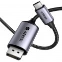 Ugreen CM556 cable with USB-C and DisplayPort 8K connectors, 1 m Ugreen CM556 cable with USB-C and DisplayPort 8K connectors, 1 m