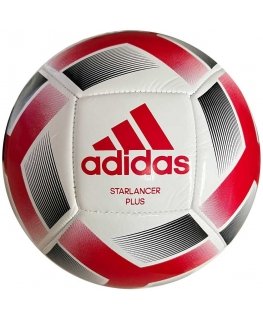 Soccer ball adidas Starlancer Plus white and red IA0969 (5)