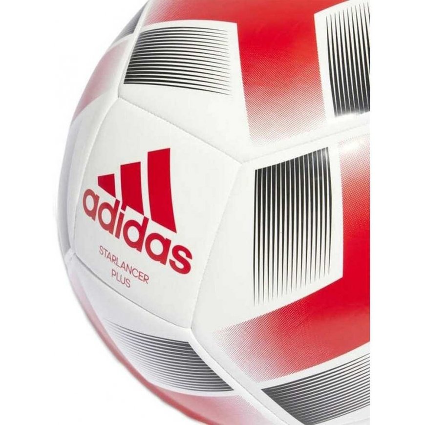 Soccer ball adidas Starlancer Plus white and red IA0969 (5) – 5