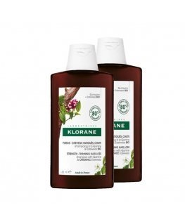"Klorane" shampoo with quinine and "Edelveiss Bio" 2x400ml