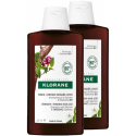 "Klorane" shampoo with quinine and "Edelveiss Bio" 2x400ml