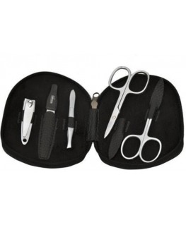 Dukas PL112 Solingen - Black men's genuine leather manicure