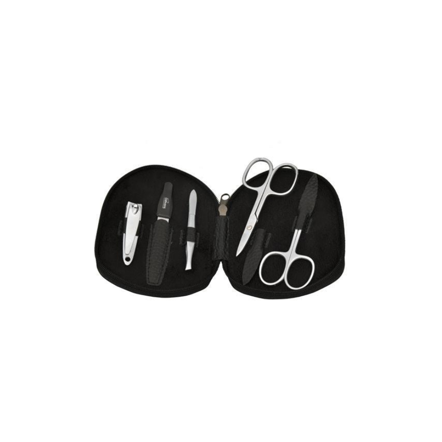 Dukas PL112 Solingen - Juodas men's genuine leather manicure