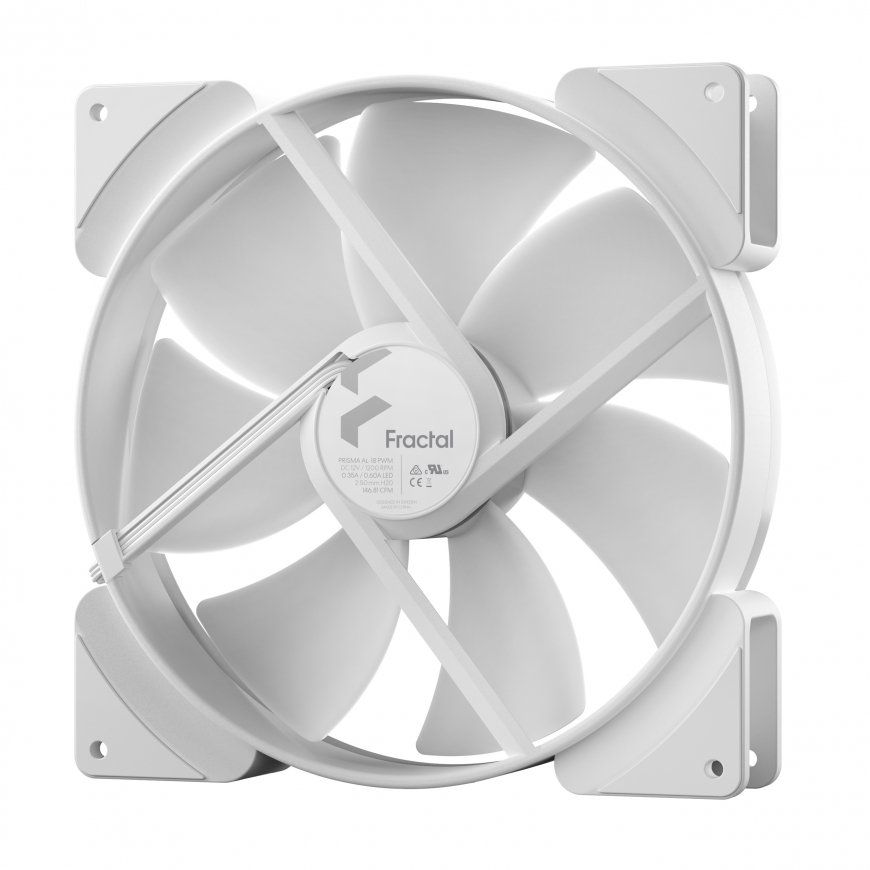 Fractal Design Prisma AL-18 PWM Datora korpusam Ventilators 18 cm Balts 1 pcs – 5