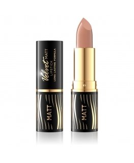 Eveline Velvet Matt Lipstick - 500 Nude for a matte effect