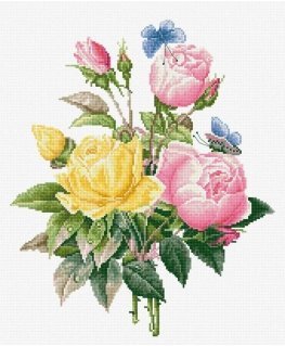 luca S Yellow Roses and Bengal Roses SBU4003