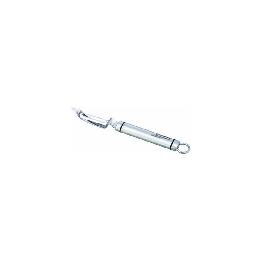 Peeler with swivel blade, green