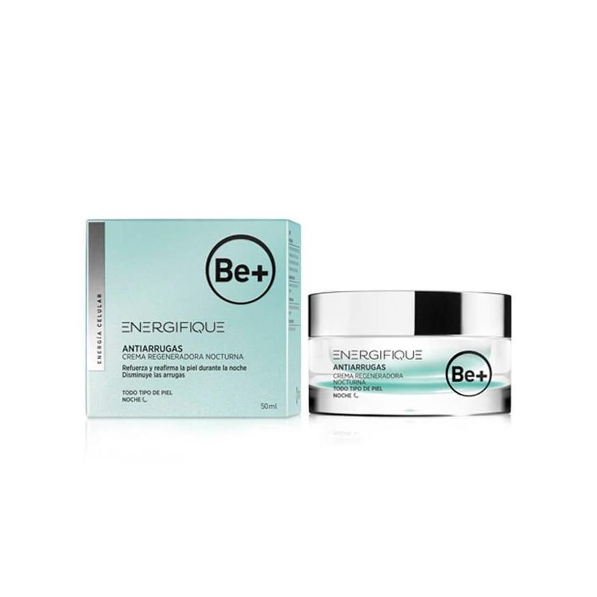 Be+ Energifique Anti-wrinkle Night Regenerating Kreminis 50ml