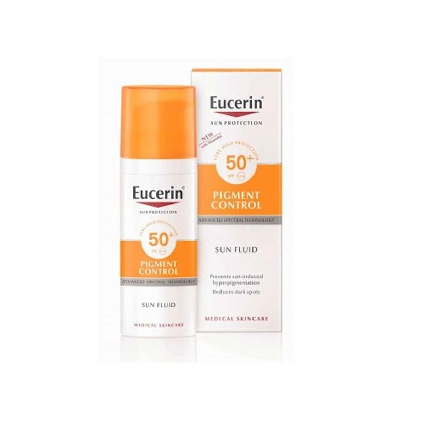 Eucerin Sunscreen Fluid Pigment Control Spf50 Hyperpigmentation Skins 50ml