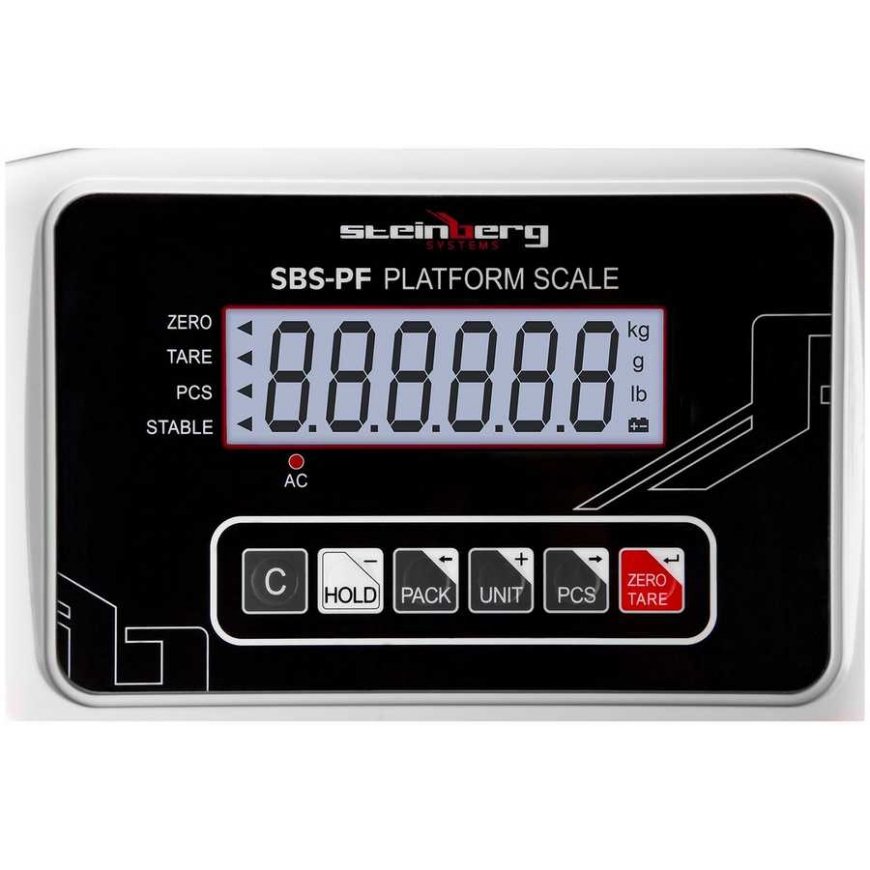 Kitchen scale Steinberg Systems Counting platform warehouse scale SBS-PF-150 LCD up to 150 kg – 3