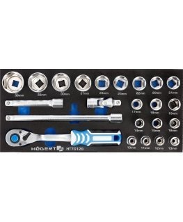 Tool set Hogert HT7G128 23 pcs.