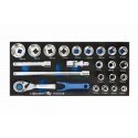 Tool set Hogert HT7G128 23 pcs.