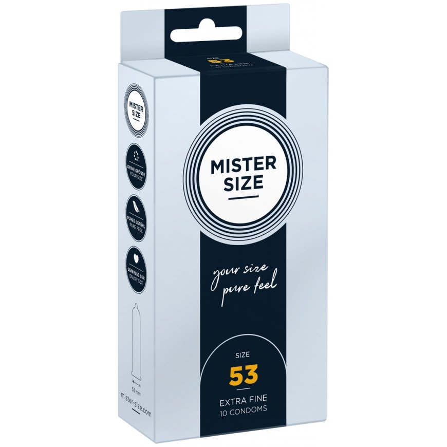 MISTER SIZE 53 10 vnt Glotnus