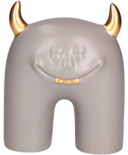Rituali Domestici Nowoczesna ornament ceramic Glinfluencer - 15 cm, Wzór - N