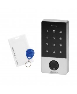 Orno Touch coded lock with IP68 card and proximity tag reader, 2 3A relays