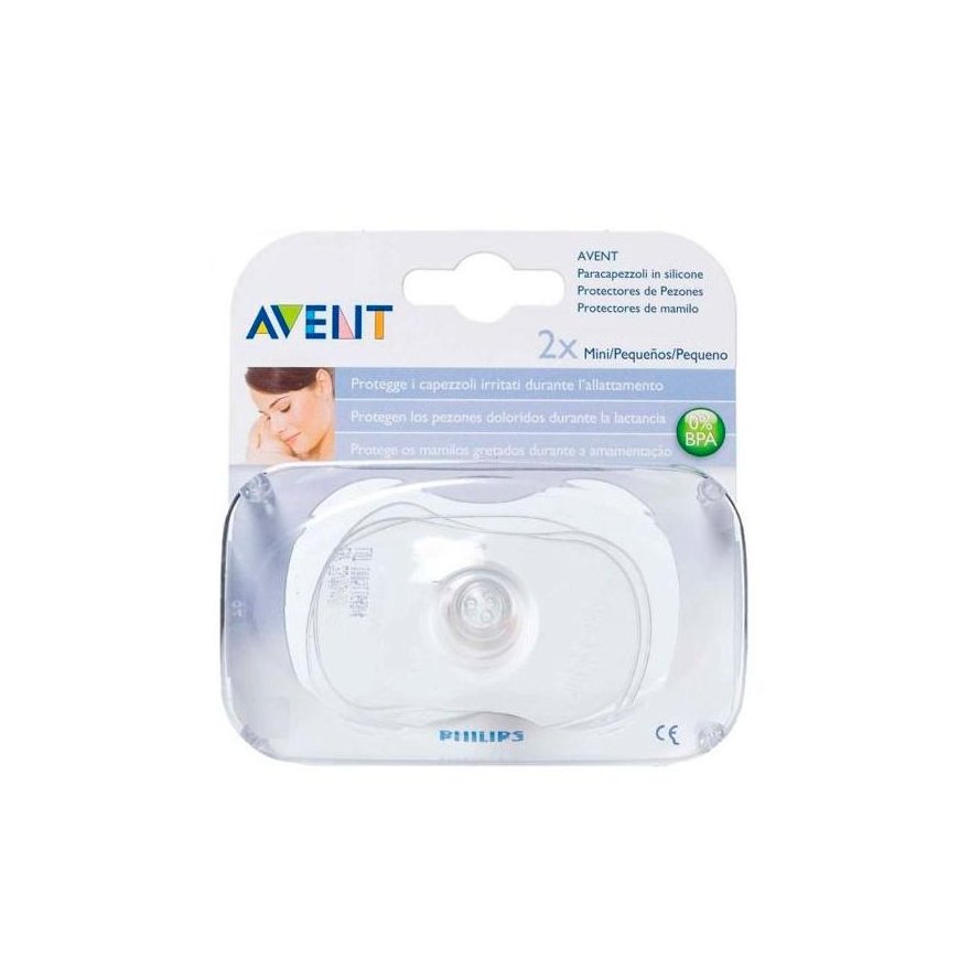 "Avent 2 Mini" silikoniniai spenelių skydeliai