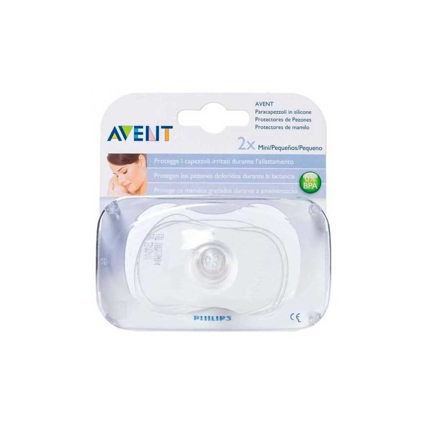 "Avent 2 Mini" silikoniniai spenelių skydeliai – 2