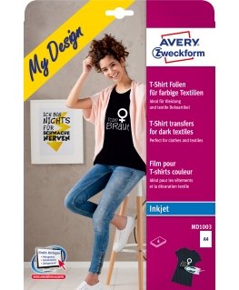 Avery MD1003 kleebis riidele Tint