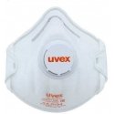 Respirator Uvex Silv-Air Classic 2210 FFP2, cup type with valve, white, 3 pcs in a retail package Respirator Uvex Silv-Air Classic 2210 FFP2, cup type with valve, white, 3 pcs in a retail package