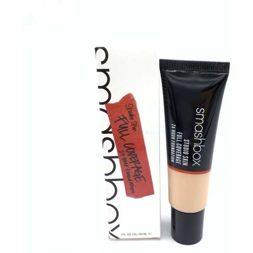 Smashbox Smashbox, Studio Skin, aukštas dangtelis, skystas pagrindas, 2,4, šviesus-vidutinis po tonas, šiltas ir persikų, 30 ml