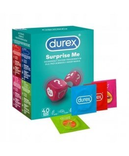 Condoms Durex Surprise Me, 40 pcs.