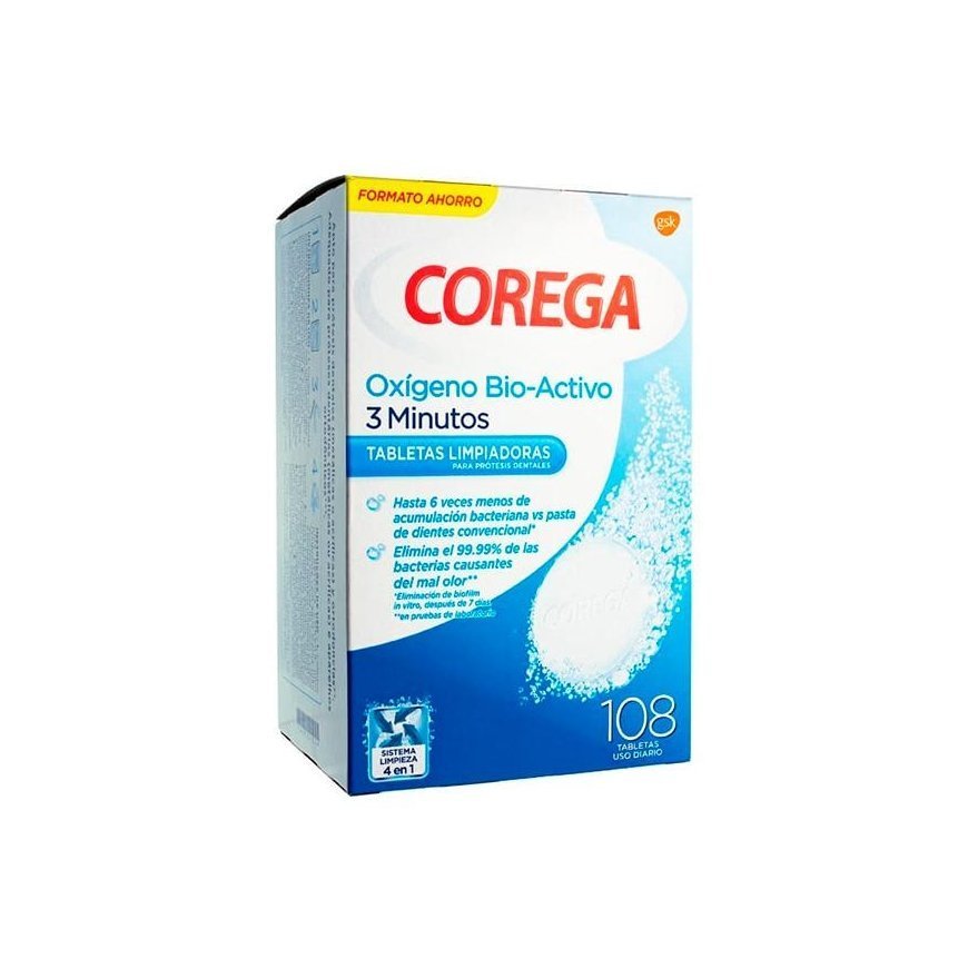 Corega Bio-Active Oxygen 108U