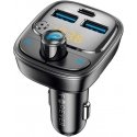 TelForceone Forever FM transmitter Bluetooth TR-370 juodas TelForceone Forever FM transmitter Bluetooth TR-370 juodas