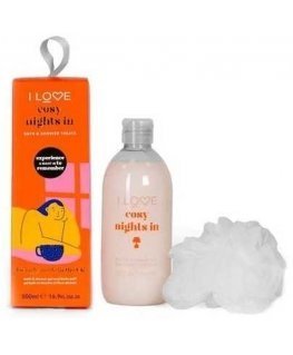 I Love Cozy Night's In bath and shower gel set 500ml + body wash