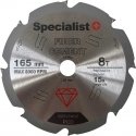 SPECIALIST+ etc. disc fiber. for cement, 8T 165 x 20 mm