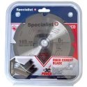 SPECIALIST+ etc. disc fiber. for cement, 8T 165 x 20 mm