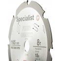 SPECIALIST+ etc. disc fiber. for cement, 8T 165 x 20 mm