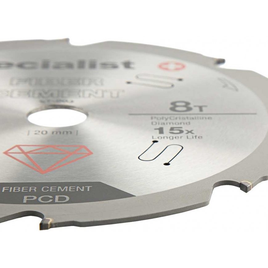 SPECIALIST+ etc. disc fiber. for cement, 8T 165 x 20 mm – 5