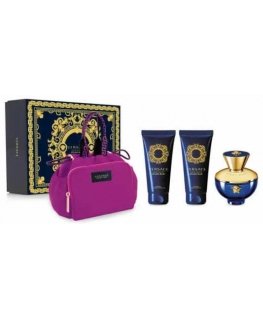 Versace Dylan Mėlyna Pour Femme Eau De Parfum Purškiklis, 100 ml Set 4 Pieces