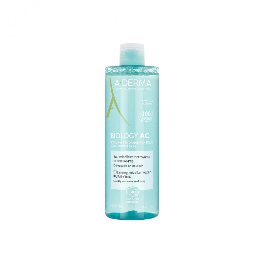 A-Derma Biology AC Purifying Micellar Purifying Water, 400 ml – 2