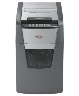 Rexel AutoFeed+ 150M papīra smalcinātājs Mikrogriezumu smalcināšana 55 dB 22 cm Melns, Pelēks
