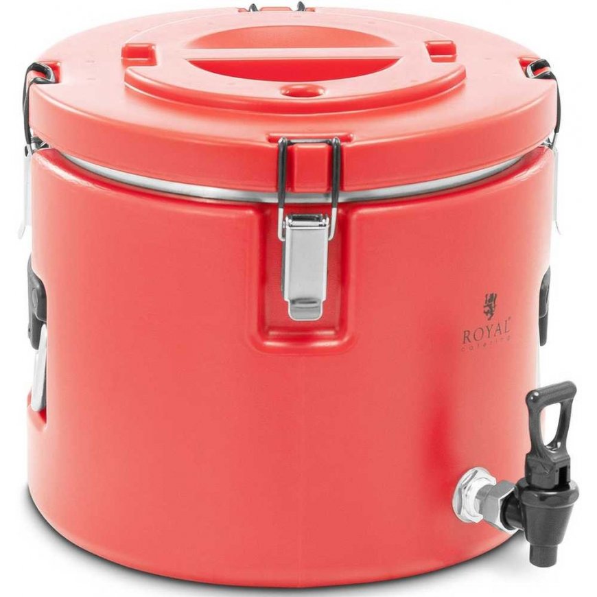 Royal Catering Food gastronomic thermos with tap for transporting drinks, 15 l – 2