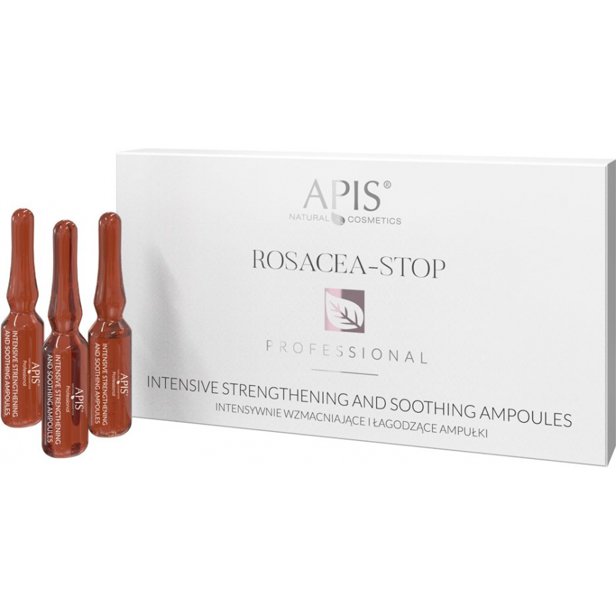 APIS APIS_Rosacea-Stop Intensive Strengthening And Soothing Ampoules Intensive strengthening and soothing ampoules based on Dama – 2