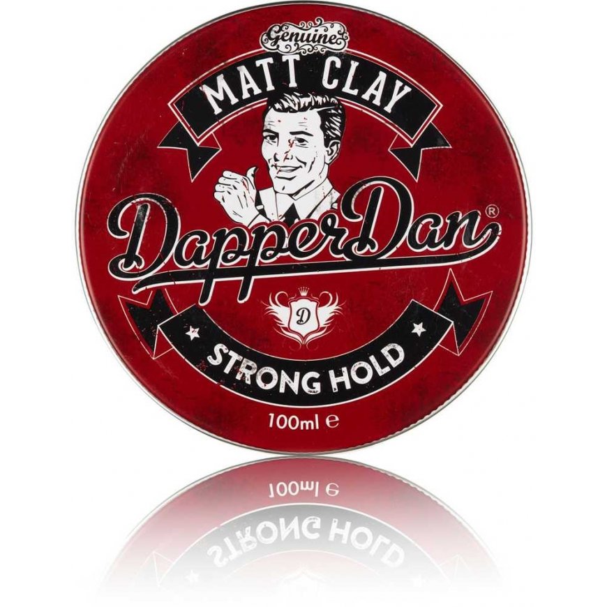 Dapper Dan Matt Clay Stiprios fiksacijos, matinis plaukų modeliavimo molis, 100 ml – 3