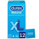 DUREX NATURAL XL 12 UNITS DUREX NATURAL XL 12 UNITS