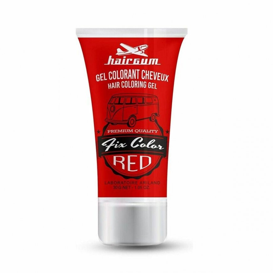 Hairgum Fix Color Gel Colorant Raudona – 2