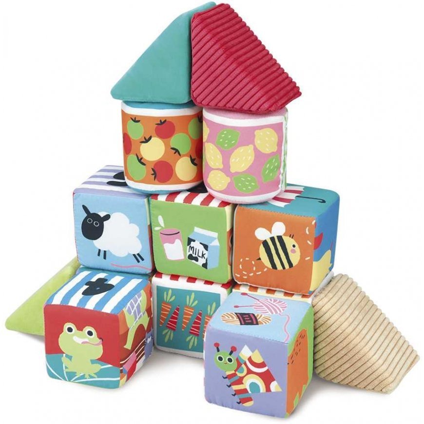 K´s KIDS Soft educational shapes, 14 pcs. – 5