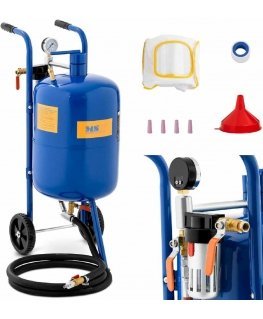 MSW Mobilus sifoninis smėlio pūtiklis su slėgio reguliavimu 60-125 psi, 40 l